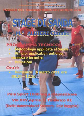 Locandina Stage di Sanda 06 Marzo 2011